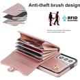 thumbnail image 2 of MYKOMI for Samsung Galaxy S21 Case 6.2 Inch, Crossbody Purse Wristlet Shoulder Strap Trendy Protective Cover for Galaxy S21, 2 of 6