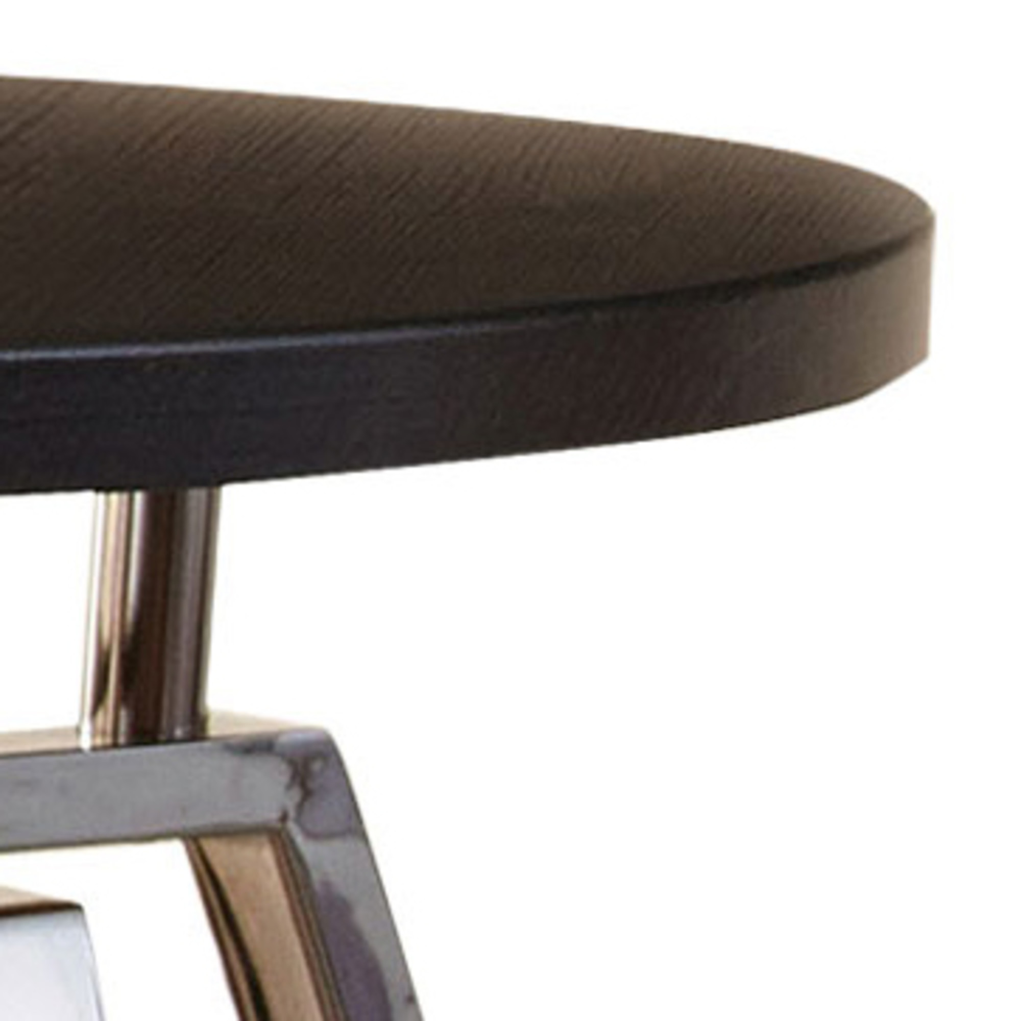Steve Silver Coham Modern 23" Round Wood End Table, Brown