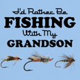 thumbnail image 3 of CafePress - Rather Be Fishing Grandson Light T Shirt - Men's Classic Graphic T-Shirt, 3 of 4