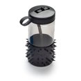 thumbnail image 1 of Melii bouteille d’eau spikey avec paille et poignée pour tout-petits et enfants - noir -17 oz / 503 ml - i unité, 1 of 4