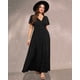 thumbnail image 2 of Vestidos formales de talla grande para mujer, boda, invitada, fiesta de graduación, purpurina para madre, elegante, vestido largo de gala con mangas, 2 of 4