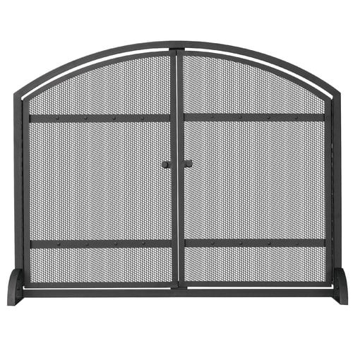 Uniflame Corporation Single Panel Wrought Iron Fireplace Screen