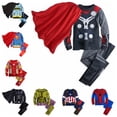 thumbnail image 2 of Bebé niño abrigo sudadera superhéroe Capitán América suéter dibujos animados Top cremallera Sudadera con capucha ropa para niños niño Sleepwear4T Gao Jinjia LED, 2 of 2