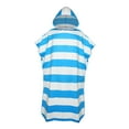 thumbnail image 4 of Traje de neopreno de secado rápido, cambiante, toal cambiante para piscina, Poncho para mujer, albornoz, toals, Toal , Azul SM SunniMix Capa de playa, 4 of 8