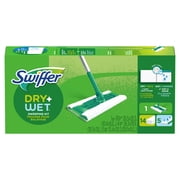 كاسحة Swiffer 2 في 1 مجموعة كنس وممسحة بداية ، 1 ممسحة + 19 عبوات
