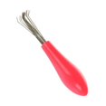 thumbnail image 1 of Cepillo de pelo Peines de limpieza Peine de pelo rizado Garras de limpieza Cepillo de pelo Herramientas limpiadoras para uso doméstico y de salón (4 piezas, rosa), 1 of 5