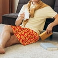 thumbnail image 3 of KLL A Big Hot Dog for Men's 1-Pack Shorts,Sleep Pajama Shorts for Men Soft Pj Shorts Men's Pajama Bottoms Sleepwear -Medium, 3 of 7