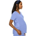 thumbnail image 6 of Med Couture Touch Scrubs Top For Maternity V-Neck MC628, 6 of 8