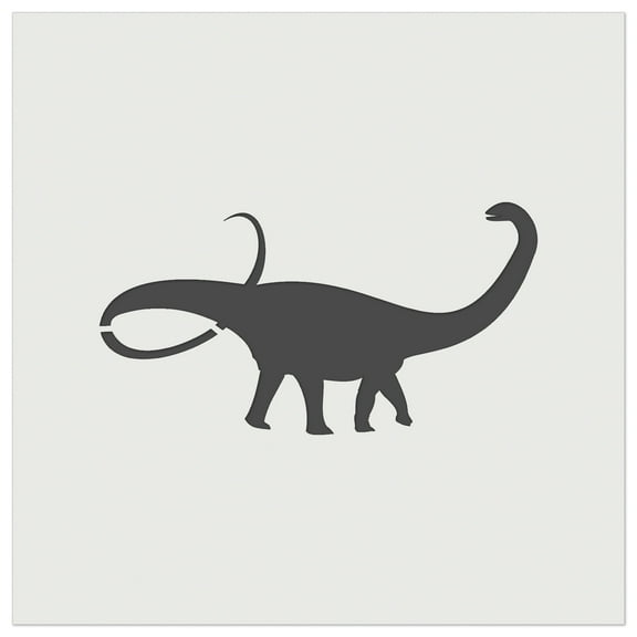 Apatosaurus Dinosaur Solid DIY Cookie Wall Craft Stencil - 5.5 Inch