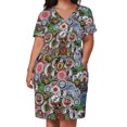 thumbnail image 3 of Vestido playero de verano con bolsillos sueltos Keep The Faith de Northern Soul Patches OKEH Wigan Pier, vestido coreano para mujer., 3 of 7