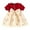 Red, variant on Toddler Girls Dresses Casual Size 12 Months-18 Months Short Sleeve Bowknot Fruits Prints Tulle Princess Dress Dance Party Dresses Graphic Dress