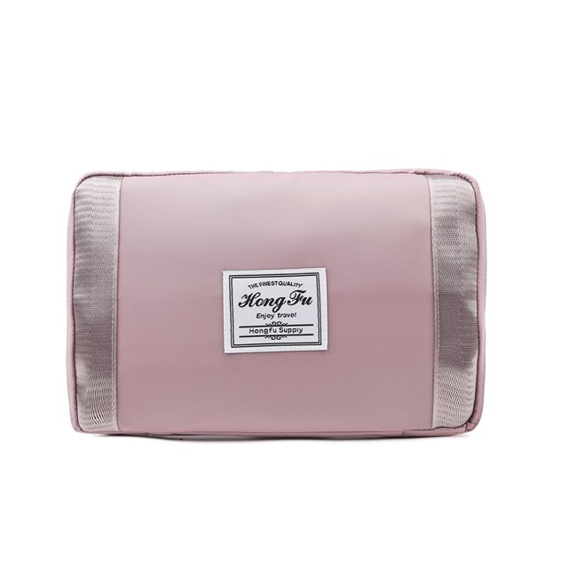 Bolsa de noche de moda plegable de gran capacidad con bolsillo húmedo y seco (rosa claro) Likrtyny Para Estrenar