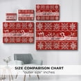 thumbnail image 5 of Fair Isle Snowflake I- Gallery Wrapped Canvas, 5 of 9