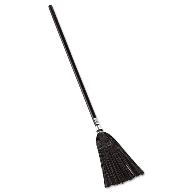 Escoba para vestíbulo Rubbermaid Executive Series Mango de Madera Negro