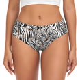 thumbnail image 1 of Balery Leopard And Zebra Ropa Interior de Algodón para Mujer con Dibujo – Braguitas Cómodas y Elásticas, Estilo Clásico-Large, 1 of 6