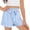 Sky Blue, variant on Liyamei Girls Casual Shorts with Pockets and Elastic Waist for Summer Size 5-14,Beige