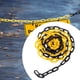 thumbnail image 1 of Cadena de barrera de tráfico Colamx Conector para áreas cerradas de carretera Amarillo Negro, 1 of 8
