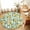 Teal, variant on Hallway Runner Rug 2'x6', Lemon Leaves Kitchen Runner Rugs Non-Slip Carpet Mats, Yellow Vertical Stripes Spring Flowers Bedside Rugs Runners Washable Floor Carpet for Bathroom Laundry Room