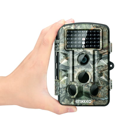 Trail Camera, Enkeeo PH730S 1080P HD Game & Trail Camera 12M Wildlife Hunting Trail Cam Long Range Infrared Night Vision with Time Lapse & 2.4