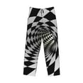 thumbnail image 4 of Balery Men'S 3d Vortex Illusion Pants,Sleepwear Pants,Pajama Pants,Pj Bottoms Drawstring And Pockets-Small, 4 of 9