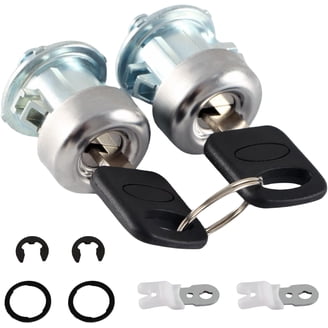 Myautopartsstore Door Lock Cylinder With Keys For Ford F150 F250 F350 Super Duty – Front, Replaces 7C3Z1521990A