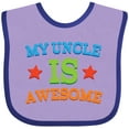 thumbnail image 3 of Inktastic My Uncle is Awesome Boys or Girls Baby Bib, 3 of 4