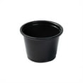 thumbnail image 2 of Chef 101 1 oz Round Black Plastic Portion Cup - 1 3/4" x 1 3/4" x 1 1/4" - 2000 count box, 2 of 5