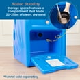thumbnail image 6 of ECR4Kids Kiddie Climb Plastic Step Stool with Handles, 2-Step, Childrens Furniture, Blue, 6 of 9
