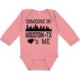 thumbnail image 3 of Inktastic Houston Texas Someone Loves Me Skyline Boys or Girls Long Sleeve Baby Bodysuit, 3 of 5