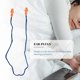 thumbnail image 3 of 10 Pcs Safety Silicone Soft Ear Plugs - Hearing Protection Muffs With Cord - Noise Reduction for Wor, 3 of 5