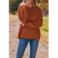 thumbnail image 6 of PRETTYGARDEN Women's Oversized Sweaters Sleeve Crew Neck Jumper Tops Chunky Knit Pullover Sweater, 6 of 6