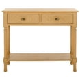 thumbnail image 2 of Safavieh Halton Coastal 2 Drawer Wood Console Table, Camel, 2 of 4