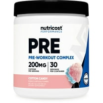 Nutricost Pre-Workout Powder (Cotton Candy) 30 Servings - GMO-Free, Gluten-Free, Vegetarian