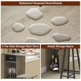 thumbnail image 3 of Huloretions Dining Table Set for 2,Small Dining Table Set Height Pub Table with 2 Chairs,Pub Table with 2 Stools with 2 Stools,Bar Table and Chairs Set 3-Layer Storage Shelf &1 Drawer 3-Piece Breakfas, 3 of 9