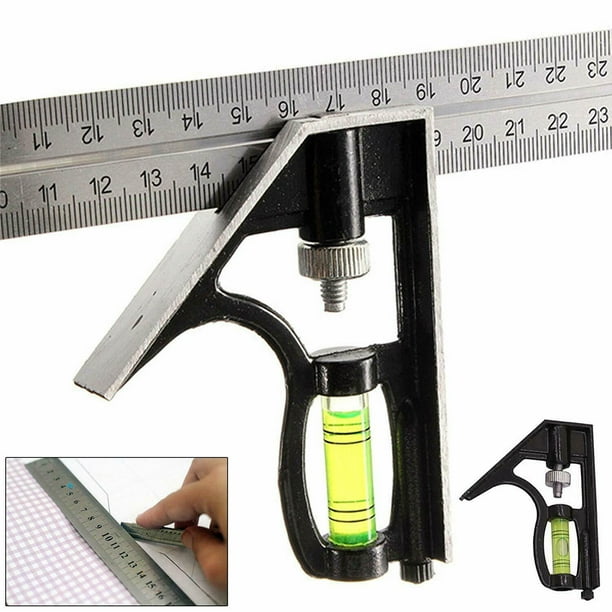 30cm 12 Inch 90 Degree Right Angle L Shape Square Ruler Tool