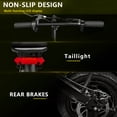 thumbnail image 4 of Electric Folding Bike for Teenager and Adults, 12AH Removable Battery 14" Electric Bike 500W Motor, 20+ Miles Range, Mini Ebike for City Commuter, UL2849, 4 of 8