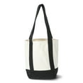 thumbnail image 2 of No Boundaries Mini Canvas Tote, Black, Women's, 2 of 4
