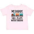 thumbnail image 3 of Inktastic Daddy Still Plays with Trains Boys or Girls Baby T-Shirt, 3 of 5