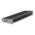 thumbnail image 2 of StarTech.com Triple Monitor USB 3.0 Laptop Docking Station - 4K HDMI, 2x DisplayPort - Universal USB Dock for Windows & Mac OS (10.14 & Above) (USB3DOCKH2DP) - Docking station - USB - 1GbE - for P/N: ARMBARTRIO2, ARMTRIO, LTLOCK, 2 of 7