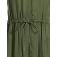 thumbnail image 4 of Time and Tru Women's Sleeveless Utility Dress, Sizes XS-XXXL, 4 of 5
