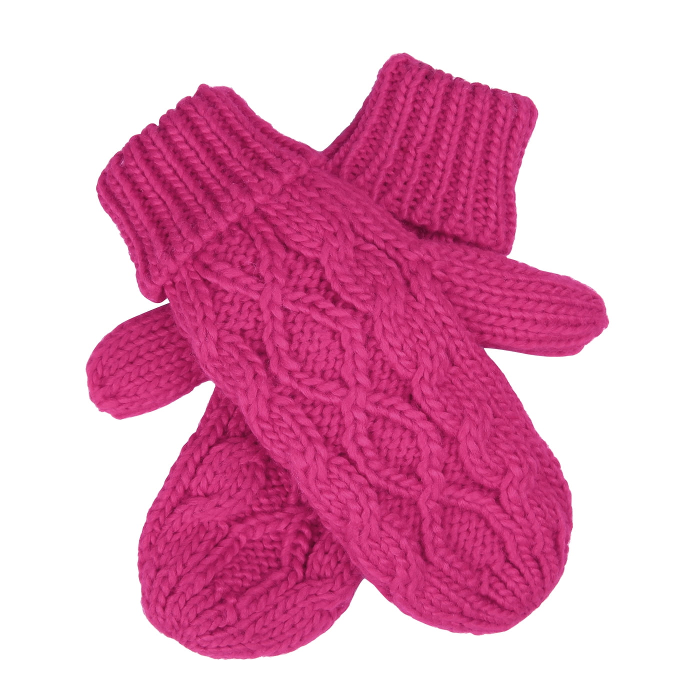 HDE Women's Winter Gloves Crochet Twist Cable Knit Hand Warmer Mittens by HDE