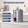 thumbnail image 2 of Calentador de agua con minitanque Westinghouse, 5,7 L, 120 V, eléctrico, 1440 W, 2 of 9