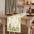 thumbnail image 2 of Table Runners 72 Inches Long Dress Scarves, Summer Gnomes Farmhouse Kitchen Table Runner, Coffee Tablerunners, Yellow Lemons Farmhouse Watercolor 13x72 Inch, 2 of 9