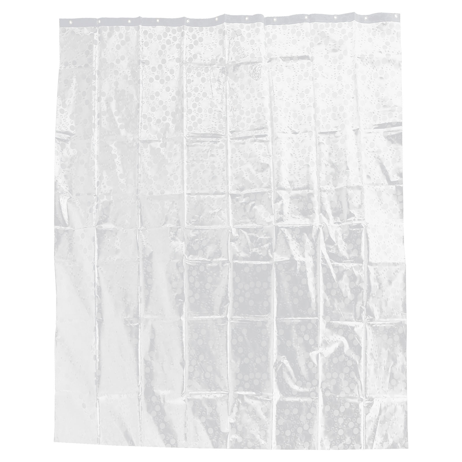 Hemoton Shower Curtain Waterproof Translucent Bathroom Curtain