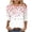 Pink, variant on Xixinqiwan Plus Size Tops for Women,Womens Lover Heart Graphic Round Neck Shirt Valentines Day Funny Casual Seven Sleeve Gift Tee Tops