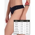 thumbnail image 5 of Reebok Women’s Tech Comfort Thong Underwear, 3 Pack, Sizes S - 3XL, 5 of 6