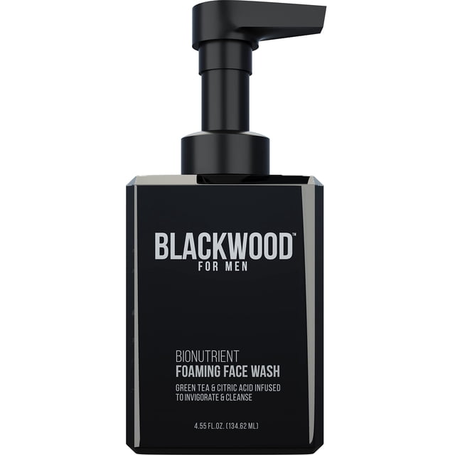 Jabón facial espumoso Blackwood para hombre BioNutrient 130 ml