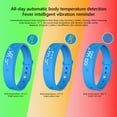thumbnail image 4 of HEVIRGO 2PCS V9 Body Temperature Monitor Thermometer Vibration Alarm Wristband Smart Bracelet, 4 of 10