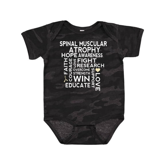 Inktastic Spinal Muscular Atrophy SMA Awareness Boys or Girls Baby Bodysuit