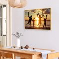 thumbnail image 2 of Cuadros Decorativos DIY arte diamante pintura puesta de sol familia 5D completo redondo taladro mosaico Kit imagen JShteea Nuevos Originales, 2 of 9